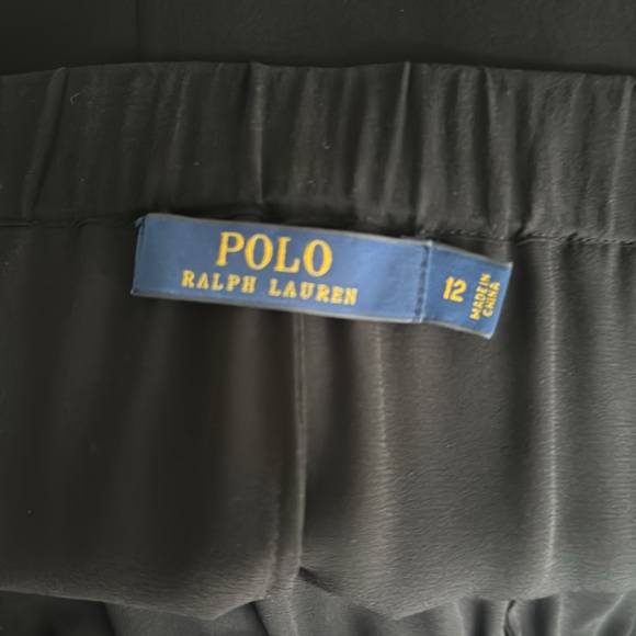 Polo Ralph Lauren black silk flowing skirt. Size 12. Beautiful flow. - Picture 4 of 5